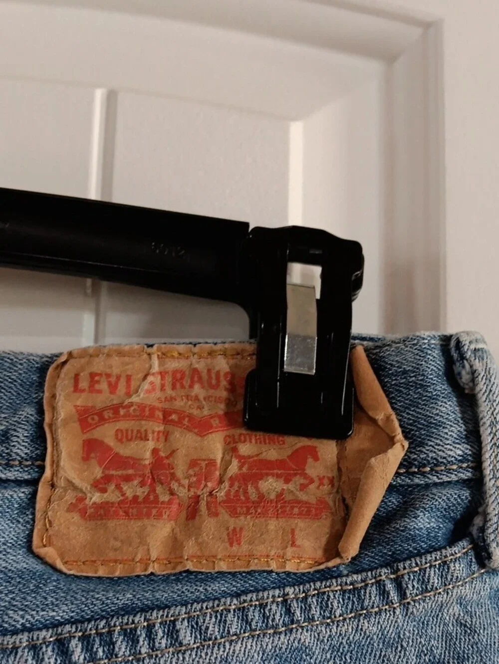 Levi's Light Blue Denim Jean Shorts